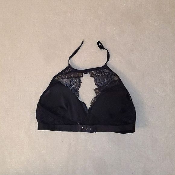 LACE HALTER BRALETTE - Picture 2 of 2